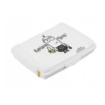 keeeper maisto laikymo indas deco-click-box mini 0,5L Carla Minions Banana 17x13x3,5cm Baltas