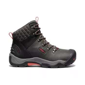 KEEN Women's Revel III vandeniui atsparus žieminis batas, juoda/rožinė, 6.5