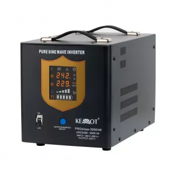 KEMOT PROsinus-3500/48 gryno sinuso keitiklis su įkrovikliu 48V 230V 3500VA/2400W