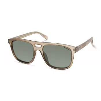 KENNETH COLE KC2975-5458N Vyriški akiniai nuo saulės – juodas rėmelis, pilki lęšiai, 54 mm
