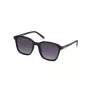 KENNETH COLE KC3005-5301B Unisex stačiakampiai akiniai nuo saulės – juodas rėmelis, pilki lęšiai, 53 mm