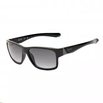 KENNETH COLE MAN KC1246-5801B Akiniai – Blizgantis Juodas Rėmelis, Pilki Polikarbonatiniai Lęšiai, 58 mm