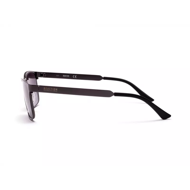 KENNETH COLE MAN KC1329-5709B Stačiakampiai Akiniai nuo Saulės – Blizgantis Juodas Rėmelis, Dūminiai Lęšiai, 57mm