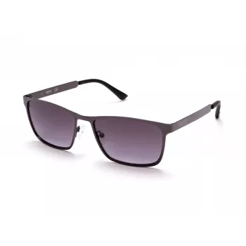 KENNETH COLE MAN KC1329-5709B Stačiakampiai Akiniai nuo Saulės – Blizgantis Juodas Rėmelis, Dūminiai Lęšiai, 57mm