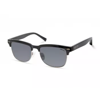 KENNETH COLE MAN KC2972-5301A Akiniai nuo saulės 53/18/145 mm Juodas kvadratinis rėmelis Pilki lęšiai