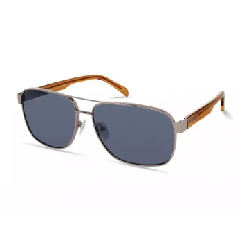 KENNETH COLE MAN KC2987-6310V Stačiakampiai Akiniai nuo Saulės - Juodas Acetato Rėmelis, Rūkyti Pilki Polikarbonato Lęšiai, UV400 Apsauga, 63/15/140 mm