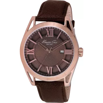 KENNETH COLE Vyriškas automatinis skeletinis laikrodis IKC8073 44mm nerūdijantis plienas