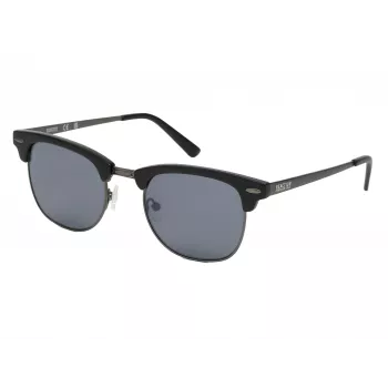 Kenneth Cole Men's KC1330-5002X stačiakampiai akiniai nuo saulės – juodas rėmelis, pilki lęšiai UV400