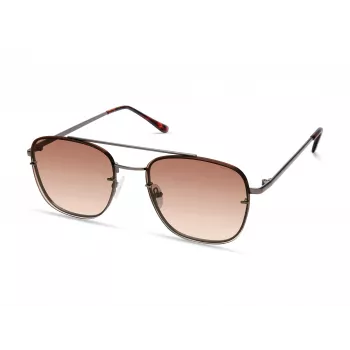 Kenneth Cole vyriški stačiakampiai akiniai nuo saulės KC1399-5608F - Juodi/Pilki 56mm