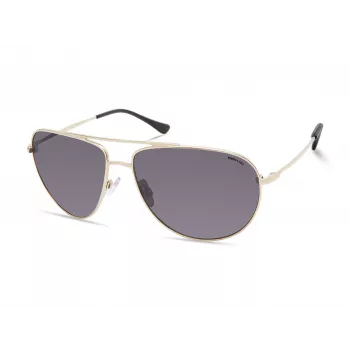 Kenneth Cole vyriški stačiakampiai akiniai nuo saulės KC2971-6032A – juodas rėmelis, pilki lęšiai, 60 mm