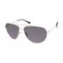 Kenneth Cole vyriški stačiakampiai akiniai nuo saulės KC2971-6032A – juodas rėmelis, pilki lęšiai, 60 mm