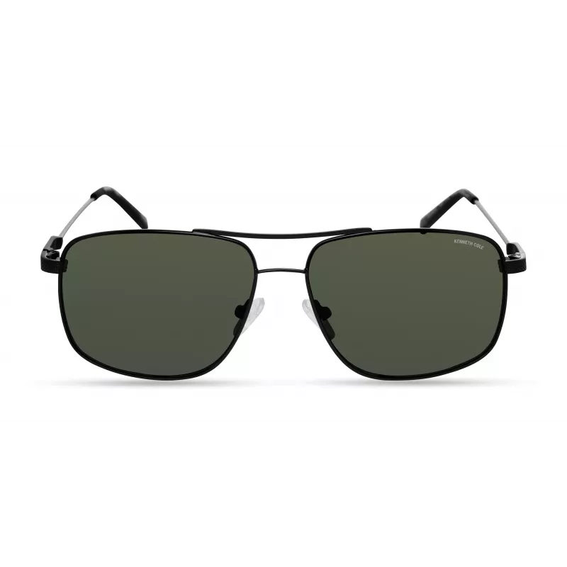 Kenneth Cole vyriški akiniai nuo saulės KC2969-5902N – juodas rėmelis, pilki lęšiai, UV400 apsauga