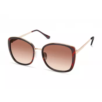 KENNETH COLE Moteriški akiniai nuo saulės KC1396-5452F Havana Brown 54mm