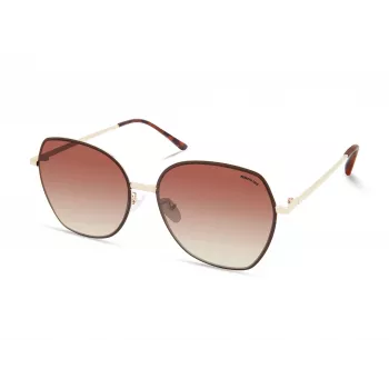 KENNETH COLE Moteriški akiniai nuo saulės KC2961-6132F Havana Tortoise rėmelis, rudi gradientiniai lęšiai 61mm