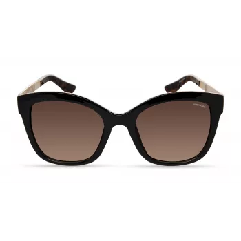 KENNETH COLE Moteriški Akiniai nuo Saulės KC2965-5401F – Geometrinis Acetato Rėmelis su Pilkais Gradientiniais Lęšiais – 54 mm