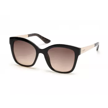 KENNETH COLE Moteriški Akiniai nuo Saulės KC2965-5401F – Geometrinis Acetato Rėmelis su Pilkais Gradientiniais Lęšiais – 54 mm