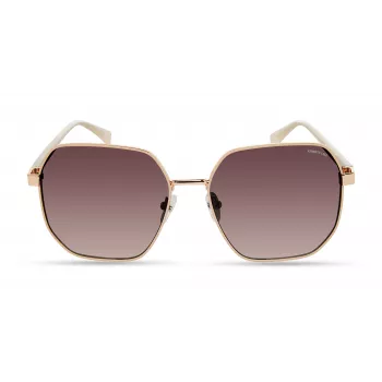 KENNETH COLE moteriški akiniai nuo saulės KC3000-6028T stačiakampiai rudi vėžlio šarvo rašto 60mm