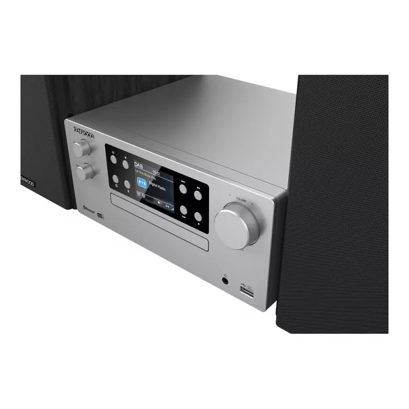 Kenwood M-925DAB-S Mikro Hi-Fi Sistema 50 W Sidabrinė/Juoda