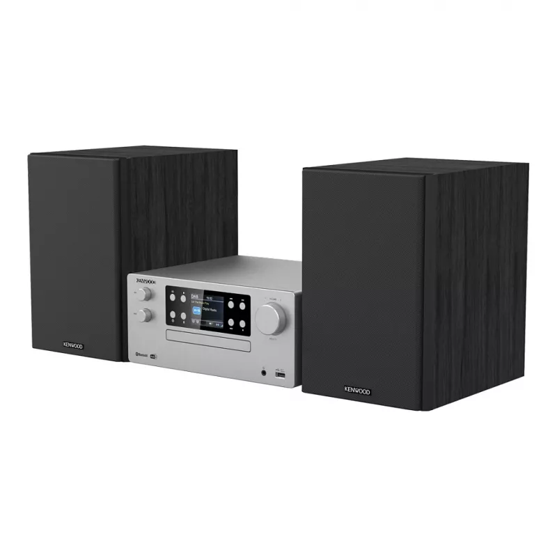 Kenwood M-925DAB-S Mikro Hi-Fi Sistema 50 W Sidabrinė/Juoda