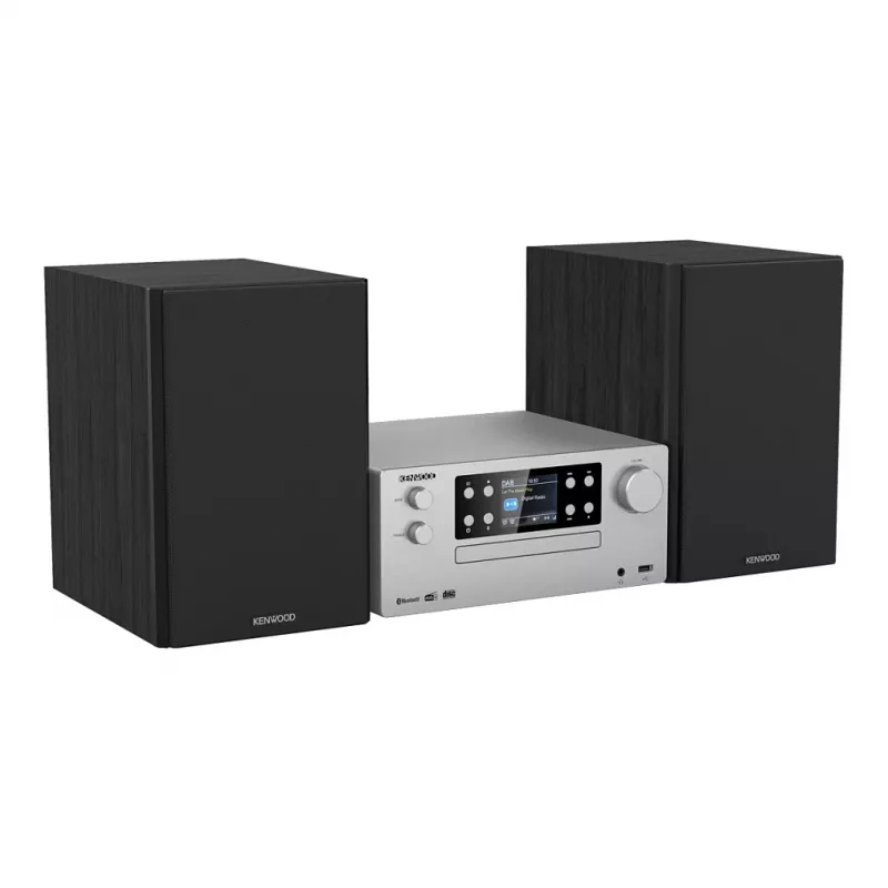 Kenwood M-925DAB-S Mikro Hi-Fi Sistema 50 W Sidabrinė/Juoda