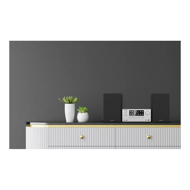 Kenwood M-925DAB-S Mikro Hi-Fi Sistema 50 W Sidabrinė/Juoda