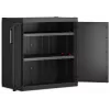 Keter Detroit XL žema spintelė 89x93x54 cm Juoda/Pilka