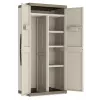 KETER EXCELLENCE XL IT Wardrobe – Aukštas laikymo kabinetas, 4 lentynos, pilka/juoda, 630 l