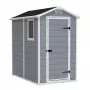 KETER Garden House Manor 4x6 Grey/White 130 x 192 x 198cm Lauko sandėliukas