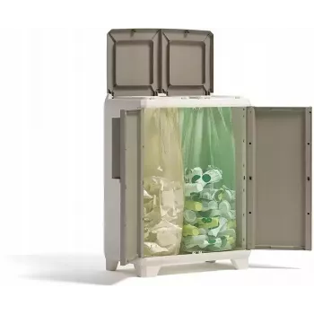 KETER Professional atliekų rūšiavimo konteineris 25 l, laimo žalia