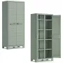 KETER Utility Storage Cabinet su 4 reguliuojamomis lentynomis, žalia/ smėlio spalvos, 11011559