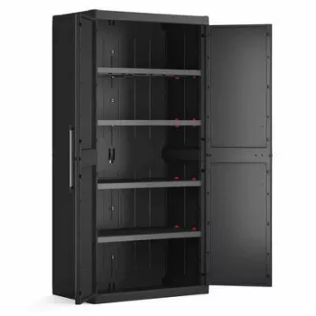 KETER WARDROBE DETROIT XL HIGH 89x182x54cm Black/Grey