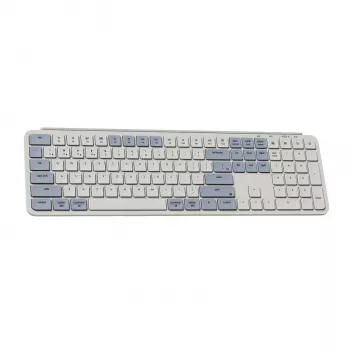 Keychron B6 Pro itin plonas 100% belaidis klaviatūra - Retro Blue