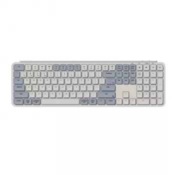 Keychron B6 Pro itin plonas 100% belaidis klaviatūra - Retro Blue