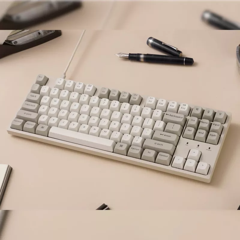 Keychron C1 Pro 8K 80% Super Red Hot-swappable RGB laidinis mechaninė klaviatūra