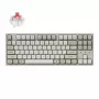 Keychron C1 Pro 8K 80% Super Red Hot-swappable RGB laidinis mechaninė klaviatūra