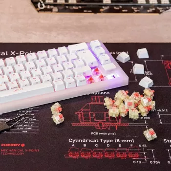 Keychron CHERRY MX2A Silent Red Switch rinkinys (35 vnt.)