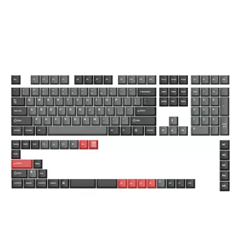 Keychron Cherry Profile Dolch Red PBT pilnas klavišų rinkinys - 137 klavišai, dye-sub, MX suderinamas