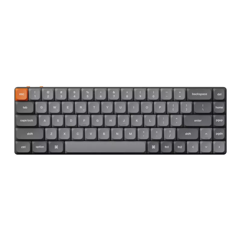 Keychron K7 Max QMK/VIA 65% belaidė mechaninė klaviatūra | rudi jungikliai