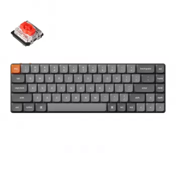 Keychron K7 Max QMK/VIA 65% belaidė mechaninė klaviatūra | raudoni jungikliai