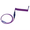Keychron Premium Coiled Aviator USB laidas Type-C + USB-A adapteris, atjungiama aviator jungtis, 108 cm
