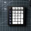 Keychron Q0 Max QMK Gateron Jupiter Banana RGB belaidė skaičių klaviatūra, Shell White