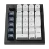 Keychron Q0 Max QMK Gateron Jupiter Banana RGB belaidė skaičių klaviatūra, Shell White