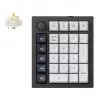 Keychron Q0 Max QMK Gateron Jupiter Banana RGB belaidė skaičių klaviatūra, Shell White