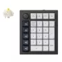 Keychron Q0 Max QMK Gateron Jupiter Banana RGB belaidė skaičių klaviatūra, Shell White