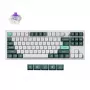 Keychron Q3 HE QMK 80% belaidė nestandartinė mechaninė klaviatūra (Nebula jungiklis) - Shell White
