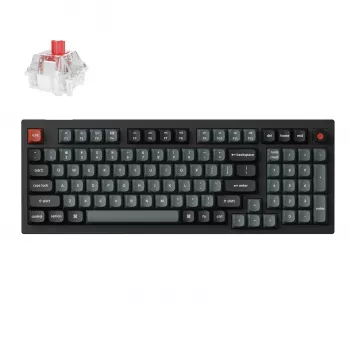 Keychron V5 Ultra 96% 8K Red Switch Hot-Swappable Silk POM RGB belaidė klaviatūra