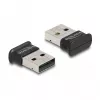 KeySonic Super-Mini-TAS Touchpad klaviatūra su mėlynu foniniu apšvietimu, UK išdėstymas, juoda (KSK-3210ELU)