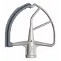 KitchenAid 5KFE7T Flex Edge Beater – maišytuvas su lanksčia silikonine briauna, baltas su pilka briauna