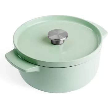 KitchenAid Emaliuotas ketaus puodas 22 cm, Pistachio