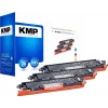 KMP PRINTTECHNIK KMP MULTIPACK H-T149CMY 3 dalių suderinamų tonerio kasečių rinkinys (žydra, purpurinė, geltona) HP Color LaserJet CM2320/CP2025 serijai - pakeičia HP 126A 1226,0030